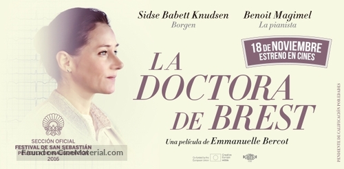 La fille de Brest - Spanish Movie Poster