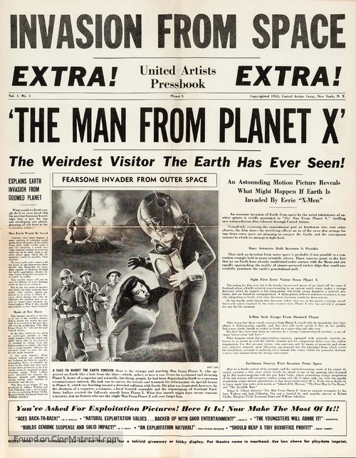 The Man From Planet X - poster