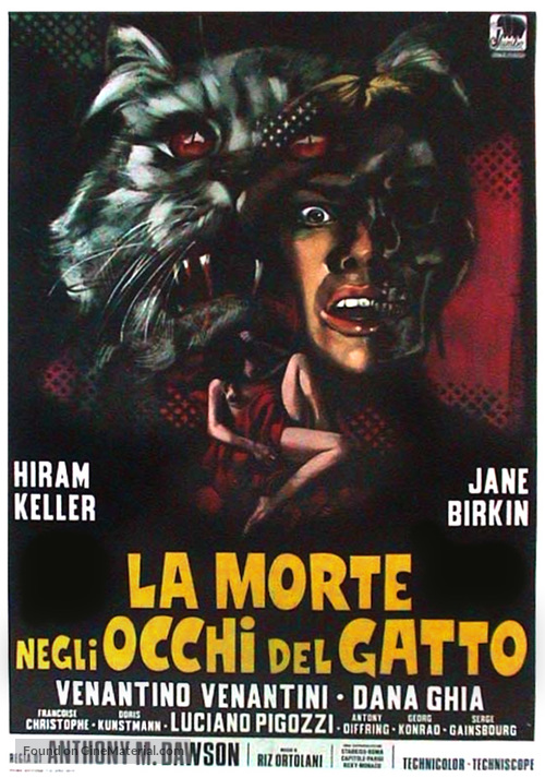 La morte negli occhi del gatto - Italian Movie Poster