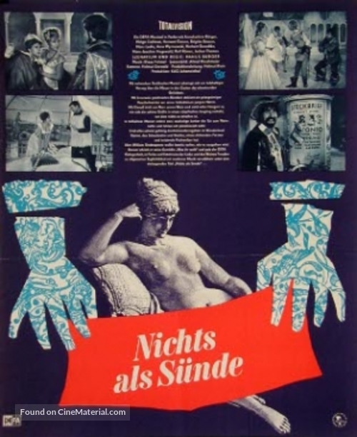 Nichts als S&uuml;nde - German Movie Poster