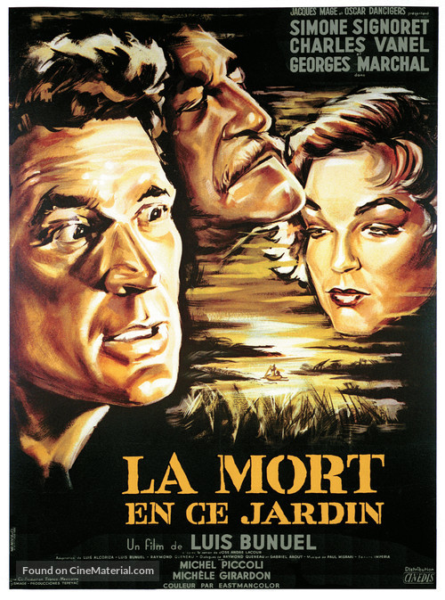 La mort en ce jardin - French Movie Poster