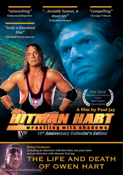 Hitman Hart: Wrestling with Shadows - DVD movie cover