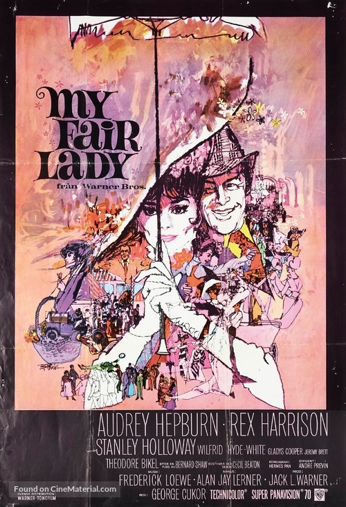 My Fair Lady - Swedish Movie Poster