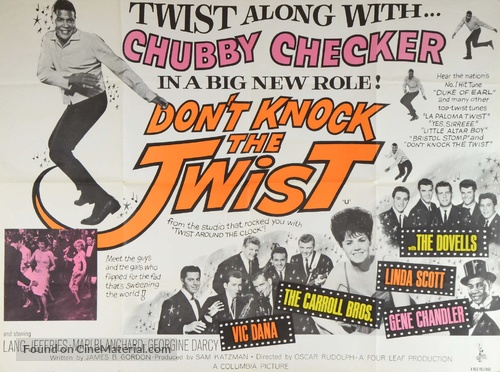 Don&#039;t Knock the Twist - British Movie Poster