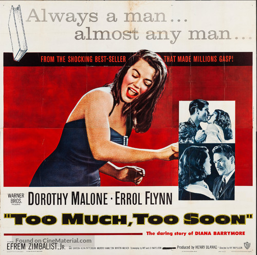 Too Much, Too Soon - Movie Poster