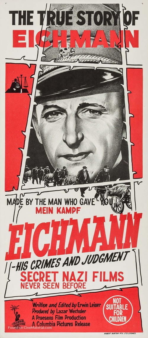 Eichmann und das Dritte Reich - Australian Movie Poster