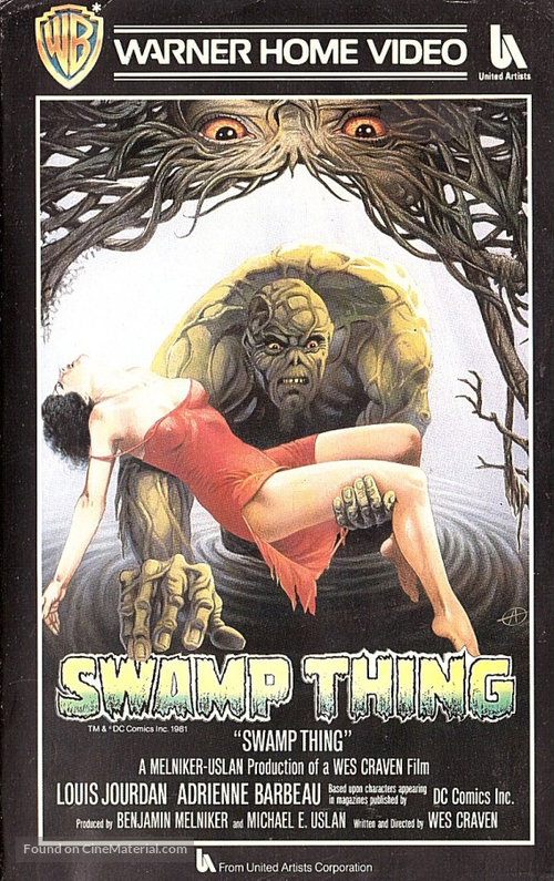 Swamp Thing - Finnish VHS movie cover