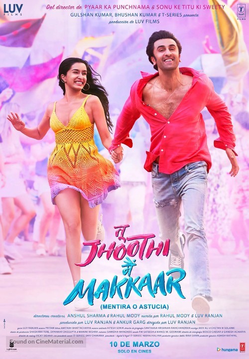 Tu Jhoothi Main Makkar - Spanish Movie Poster