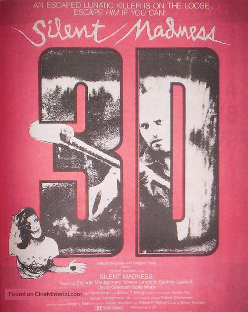 Silent Madness - Movie Poster