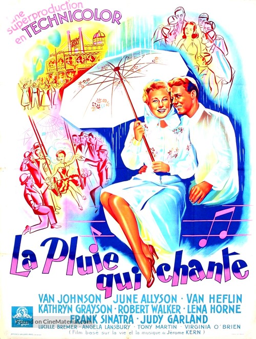 Till the Clouds Roll By - French Movie Poster