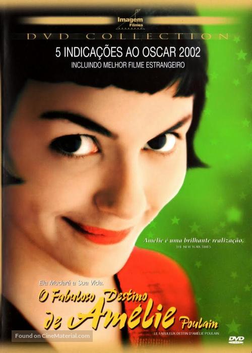 Le fabuleux destin d&#039;Am&eacute;lie Poulain - Brazilian DVD movie cover