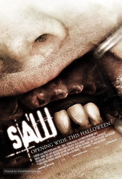 Saw III - Theatrical movie poster
