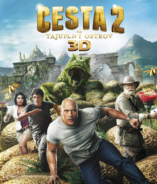 Journey 2: The Mysterious Island - Czech Blu-Ray movie cover