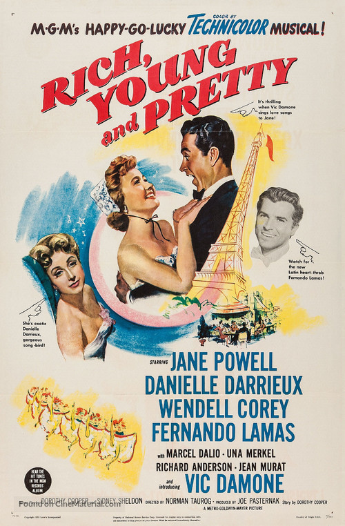 Rich, Young and Pretty - Movie Poster