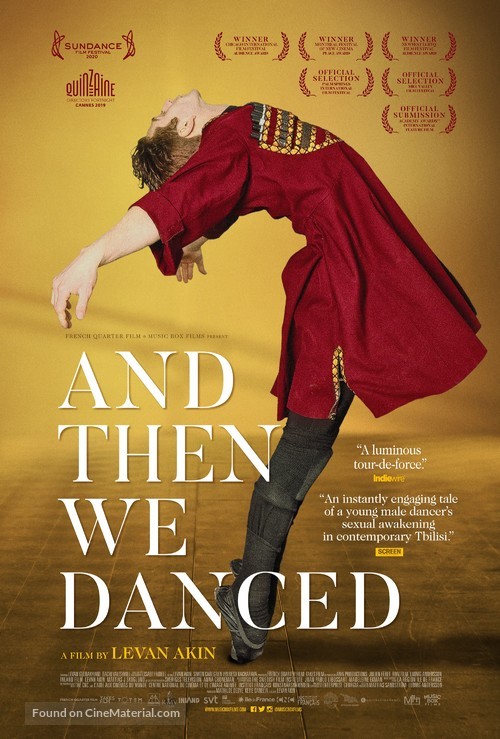 And Then We Danced - Movie Poster
