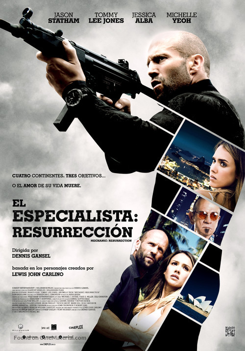 Mechanic: Resurrection - Colombian Movie Poster