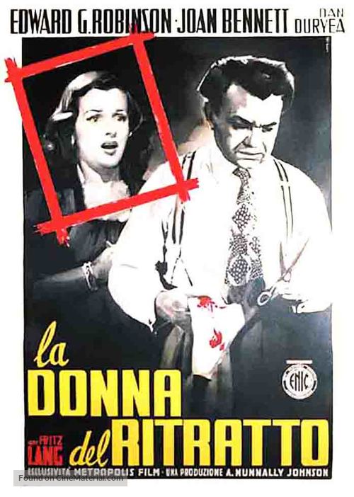 The Woman in the Window - Italian Movie Poster