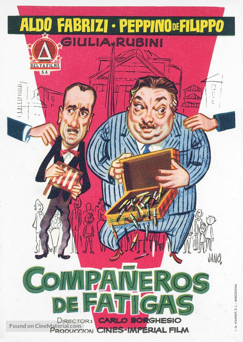 I due compari - Spanish Movie Poster