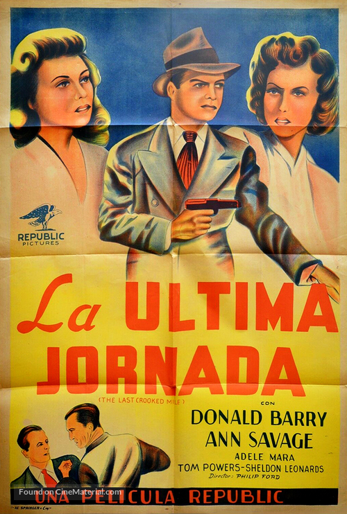 The Last Crooked Mile - Argentinian Movie Poster