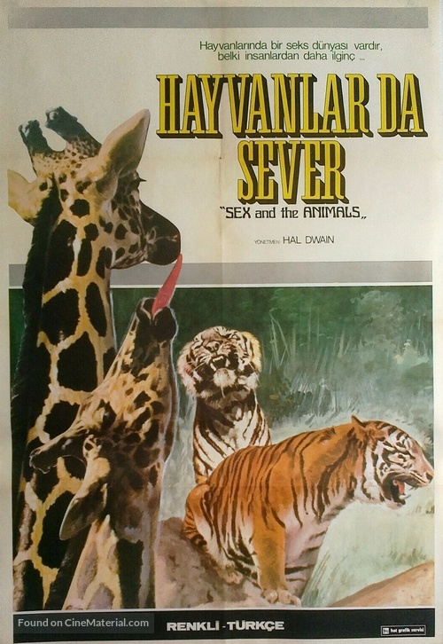 Sex and the Animals - Turkish Movie Poster