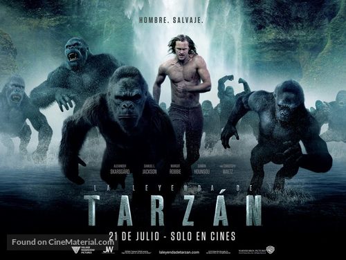 The Legend of Tarzan - Argentinian Movie Poster