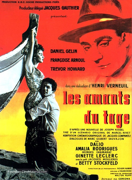 Les amants du Tage - French Movie Poster