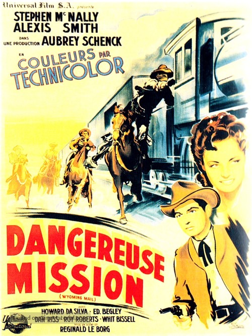 Wyoming Mail - French Movie Poster