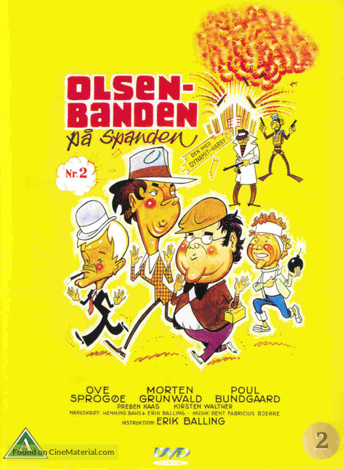 Olsen-banden p&aring; spanden - Danish DVD movie cover