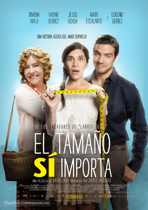 El tama&ntilde;o s&iacute; importa - Mexican Movie Poster