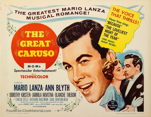 The Great Caruso - Movie Poster