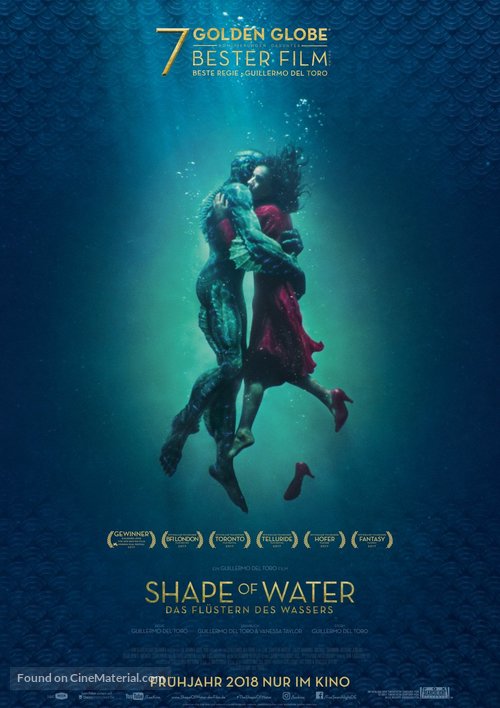 The Shape of Water - German Movie Poster