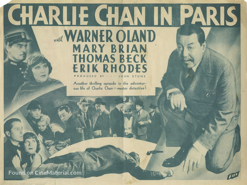 Charlie Chan in Paris - Movie Poster