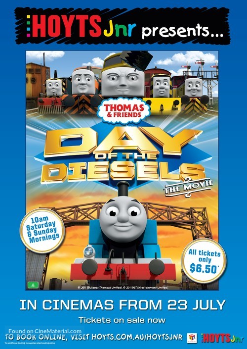 Thomas &amp; Friends: Day of the Diesels - Australian Movie Poster