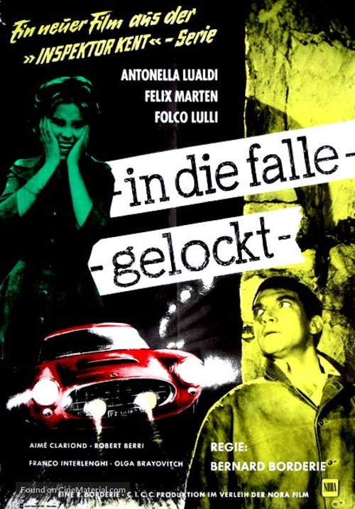 D&eacute;lit de fuite - German Movie Poster