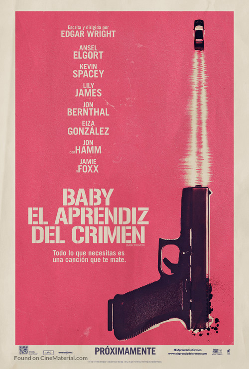 Baby Driver - Spanish Movie Poster