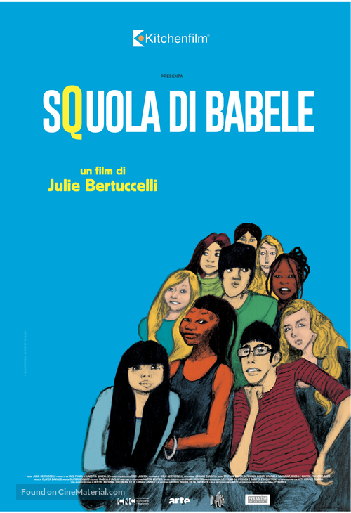 La Cour de Babel - Italian Movie Poster