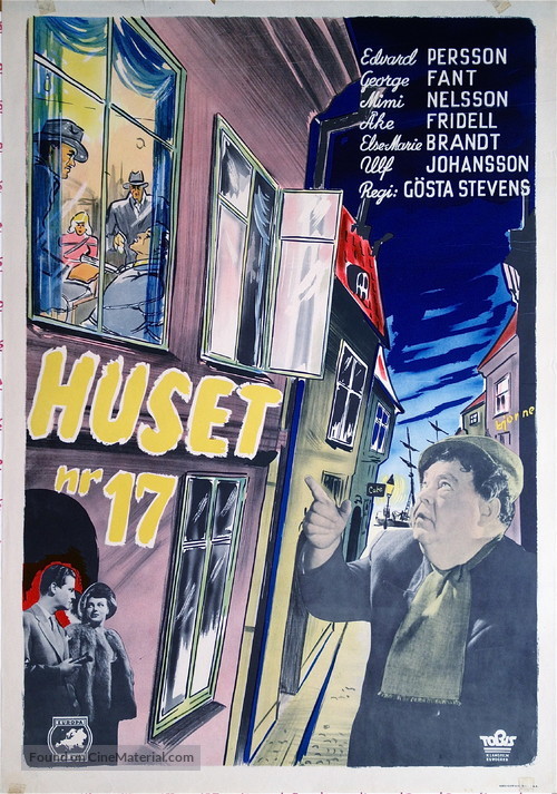 Huset nr 17 - Swedish Movie Poster