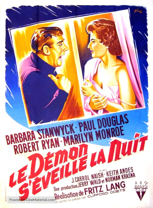 Clash by Night - French Movie Poster