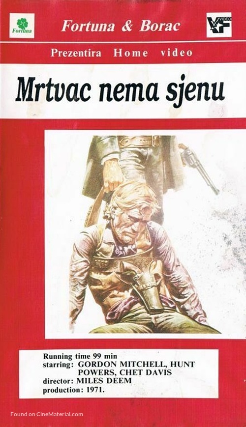 Inginocchiati straniero... I cadaveri non fanno ombra! - Yugoslav VHS movie cover