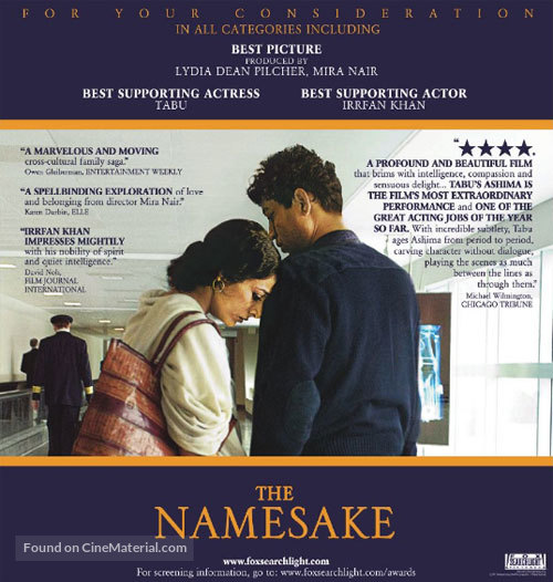 The Namesake - Movie Poster