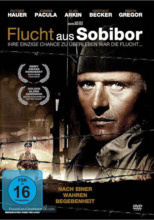 Escape From Sobibor - German DVD movie cover