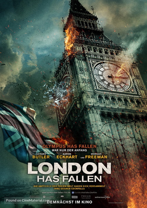 London Has Fallen - German Movie Poster