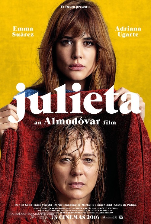 Julieta - British Movie Poster