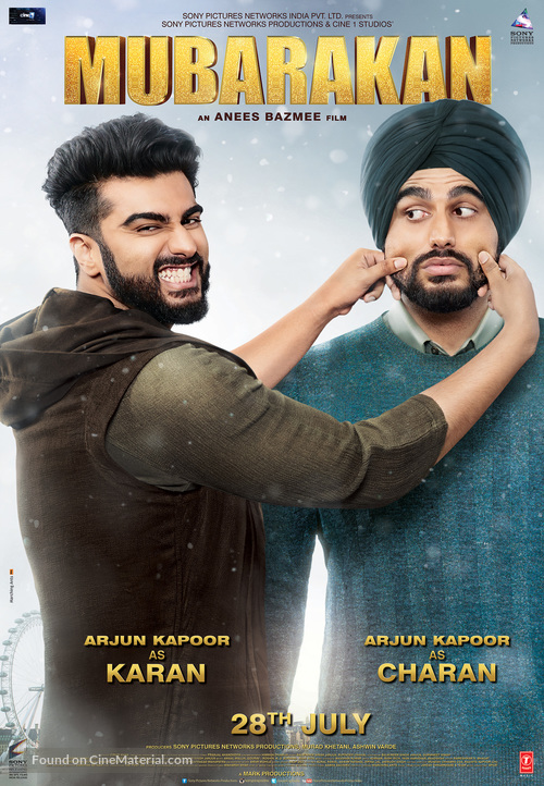 Mubarakan - Indian Movie Poster