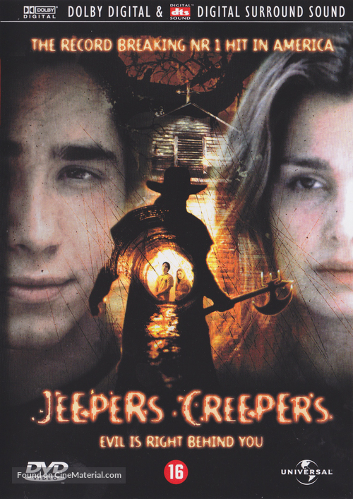 Jeepers Creepers - Dutch DVD movie cover