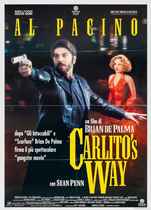 Carlito&#039;s Way - Italian Movie Poster