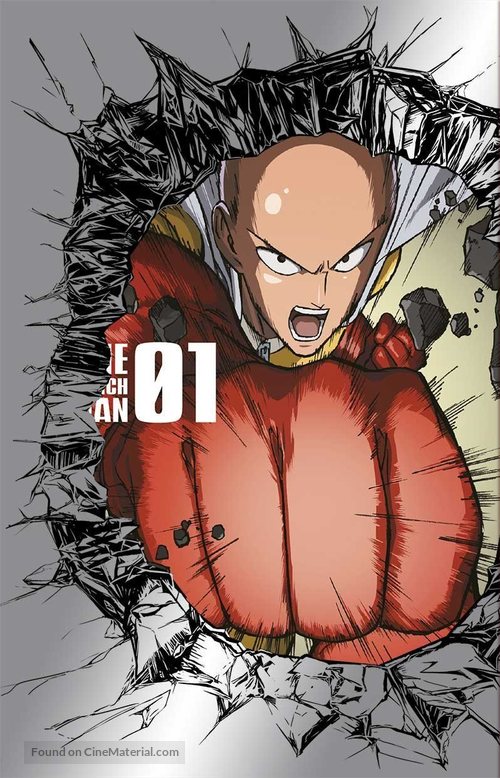 &quot;One-Punch Man&quot; - French Blu-Ray movie cover