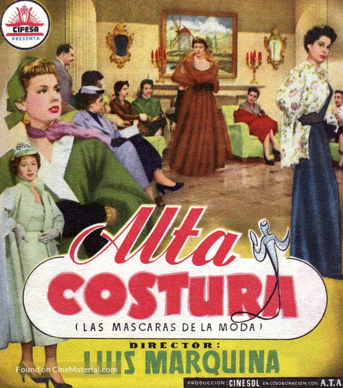 Alta costura - Spanish Movie Poster