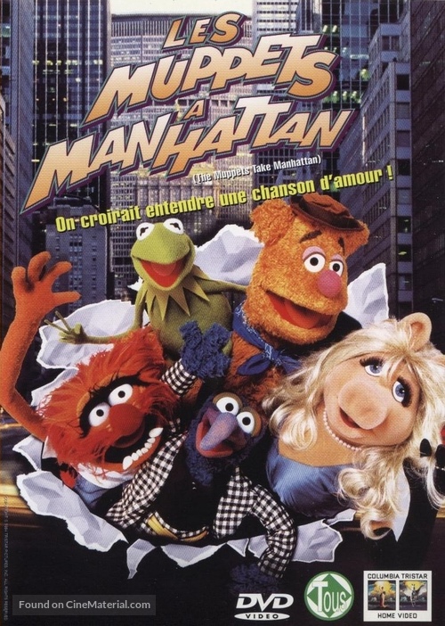 The Muppets Take Manhattan - Belgian DVD movie cover