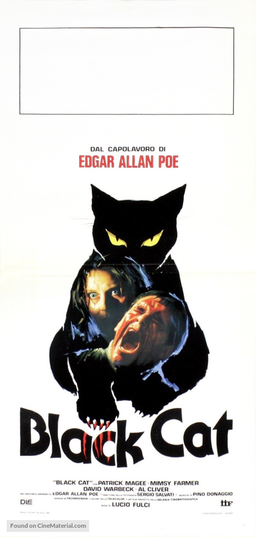 Black Cat (Gatto nero) - Italian Movie Poster